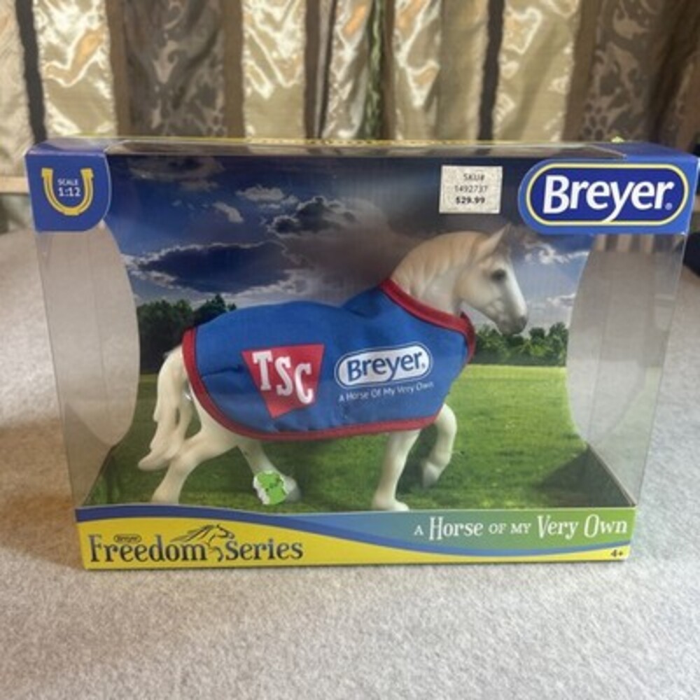 NIB! 2020 Breyer 1:12 TSC LE Grey Draft Percheron Model Horse-#5479